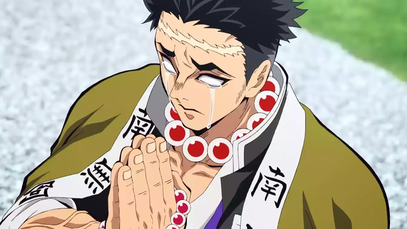 Kimetsu no Yaiba: Por que Gyomei Himejima Está Sempre Orando e Chorando